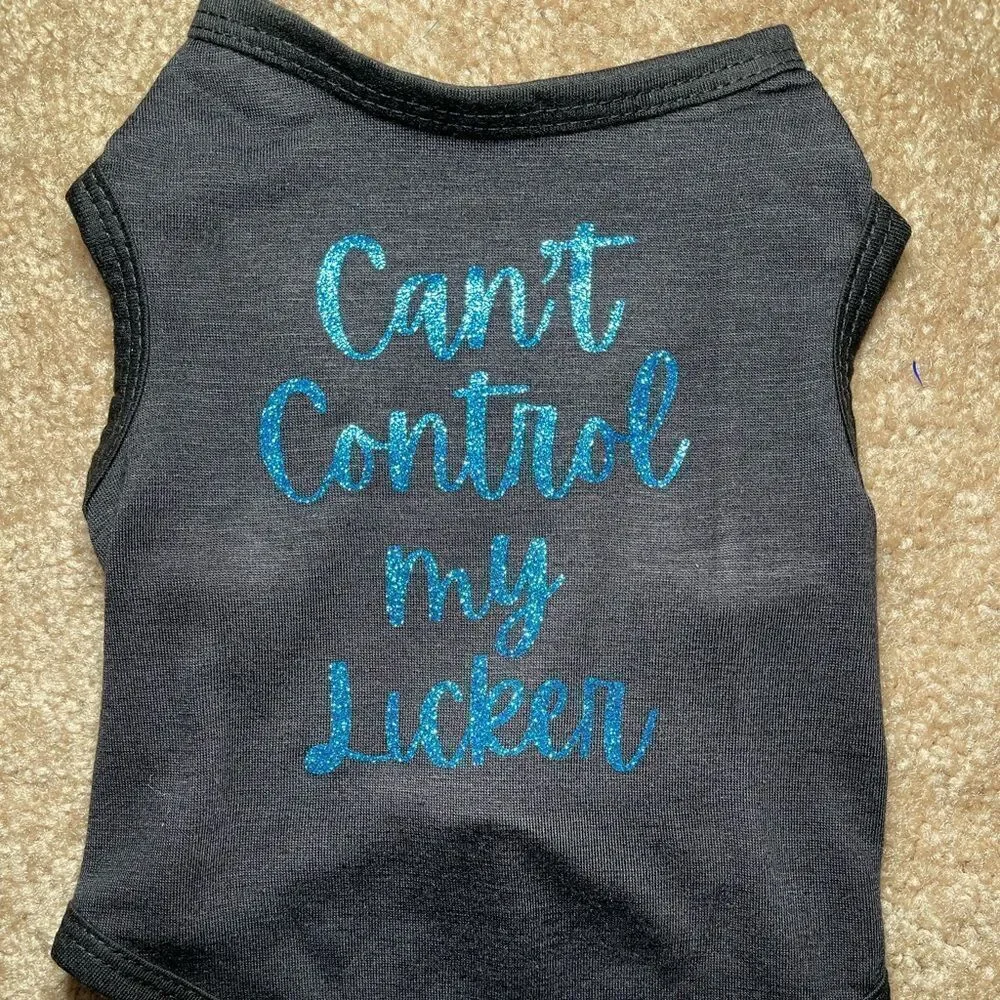 Handcrafted Funny Dog Shirt, Black‎ Dog shirt, Funny Dog Clothing, Gift for Dog